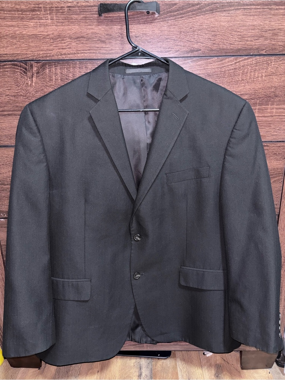Izod Men's Black Two-Button Notch Lapel Blazer | Size 44S